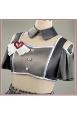 2XXT Cosplay Uma Musume Pretty Derby Meni Shuki Rush-sshu 4th Anniversary Live Grey Outfit Cosplay Costume